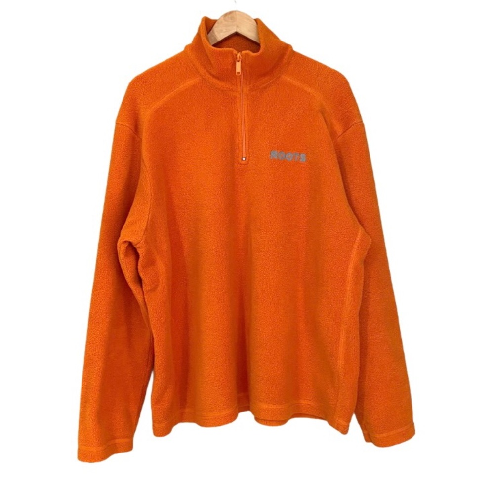 - Roots Fleece zip up Sweater/ jacket size XL
